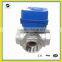 actuator electric ball valve of CAST, SS for hot water heating and solar glycol loop, ideal for off-grid system