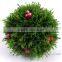 Factory price popular decorative plastic grass ball