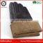 Wholesale Best Price Knitted Wool Lining Ladies Leather Gloves in Winter
