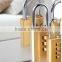high safely brass coded number and brass door number plates and letters padlock