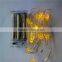 LED Battery Operated Micro Christmas string lighting LED Copper Wire light With Flowers
