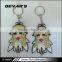 Promotional gifts clear plastic all kinds of couple lovely shaped keychain