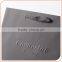 Luxury matte black shopping paper bag with logo embossing for clothing packaging