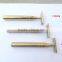 Solingen Razors, Double edged shaving Safety Razor long Handle Stainless Steel