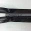 Top quality - two way big plastic zipper black shiny for safety boot