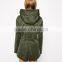 2015 fashion sleeve denim women jacket wholesale with hooded JXH040