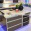 Artificial solid surface kitchen countertop , kitchen island countertop, bench top