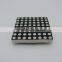 high quality red and green color 8*8 dots 7.62 mm pitch P7.62 LED array dot matrix display