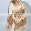 Gorgeous long blond body wave wig for woman N222
