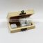 Wholesale non melting reusable OEM /ODM whisky stones chilling with wooden box