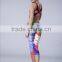 2016 Fashionable plus size, wicking, durable fitness wear wholesale women sublimation yoga pants