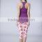 SUPPLEX fabric yoga wear wholesale women sublimation yoga capri pants