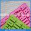 Custom new design silicone cake mould letter cake moulds