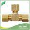 Union Equal Tee Brass Press Fitting