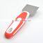 Hot sales in Amazon New design TPR handle stainless steel cheese scraper spatula