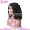 Most Popular Short Brazilian Hair Wigs 14" 150% Density Curly Wave Human Hair Short Bob Lace Front Wig