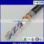 Factory wholesale price -100% Copper SFTP CAT6 networking cable /23awg 4pairs double shielded lan cable