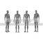 Adjustable different poses plastic full body male mannequin