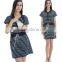 High quality Maternity clothes manufacturers Nursing skirt Striped Cotton