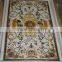 White Unique Marble Center Table Inlay Tops, Inlay, Coffee Table Top