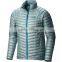 High quality foldable softshell leather down jacket