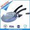 Grey ceramic frying pan