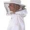 beekeeping equipment 100% cotton bee suit clothing, 100% cotton beekeeping suit available in all sizes, Round cap bee suit