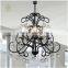 Home indoor lighting European style candle chandelier pendant light