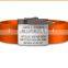 rubber engrave id bracelet metal clasp silicone id bracelet