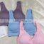 2015 Seamless mutiple colors comfortable yoga /sports bra with padding 1 set (3pcs)