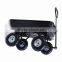 650LB Garden Dump Cart Dumper Wagon Carrier Wheel Barrow Air Tires Heavy Duty