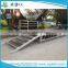 2017 more safety aluminum portable collapsible stage with guardrail