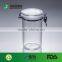 850ML Wholesale OEM Easy stackable clear airtight stackable plastic jars