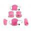 Pink Children Knee and Elbow Pad Set