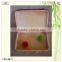 luxury cash packaging golden metal handle wood box