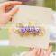 customized wedding invitation card with flower decoration
