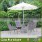 balcony outdoor wicker coffee furniture rattan table and chairs