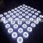 led light coffee table with aluminum base