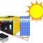 Portable LCD Solar Power System with External Battery and DC/AC Outputs