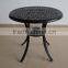 outdoor new style garden cast aluminum dinning chair and table in patio