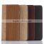 Nature wood grain PU card bumper/pocket cell phone case for Iphone