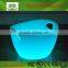 Big light up LED plastic display wine bucket