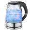 Cordless Electric Glass Kettle 2200w 1.7L