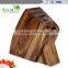 Factory direct sale upscale stainless steel wood block 6 sets of household kitchen knife set
