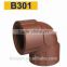 TY High quality PP threaded pipes&fittings 90 DEGELBOW A eco-friendly Cheap Price Full Size factory price list discount