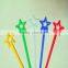Party decoration innovative plastic star fruit pick