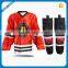 wholesale game practice sublimated hockey jerseys club training hockey shells socks custom 100% polyester bespoke hockey hoodies