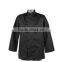 10Buttons 3/4Sleeve Black Jacket Style Executive Chef Workwear Uniform Coat W/Embroidery Logo