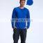 Brief figuring style 100% polyester casual mens long sleeve t shirt sport t shirt