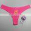 Sexy Hot Teen Girls Underwear Flower Embroidery Panties Women's Thongs